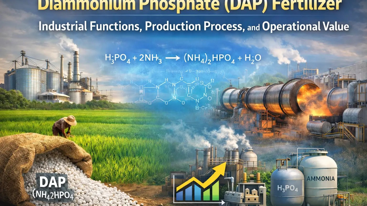 Diammonium Phosphate (DAP) Fertilizer: Industrial Functions, Production Process, and Operational Value