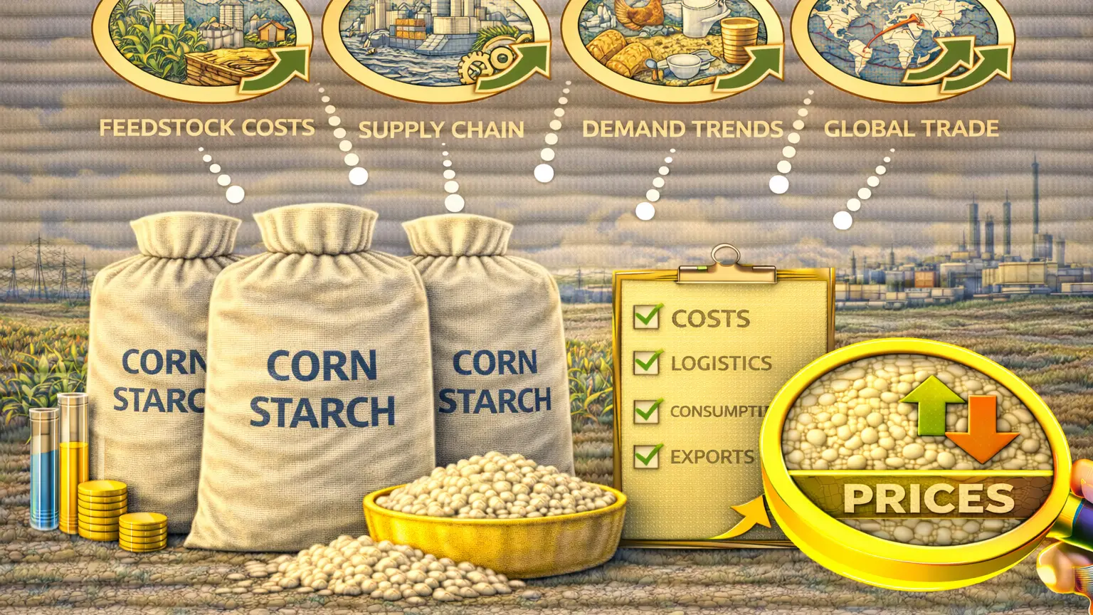 What Drives Corn Starch Prices? A Market & Product Guide