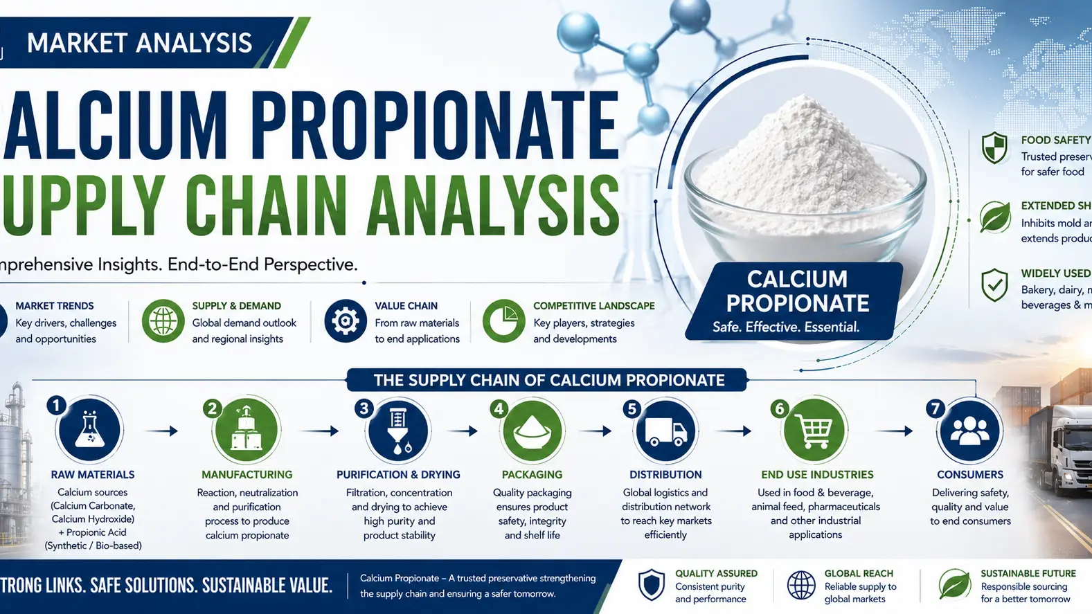 Calcium Propionate Supply Chain Dynamics Reshaping Global Food Preservation