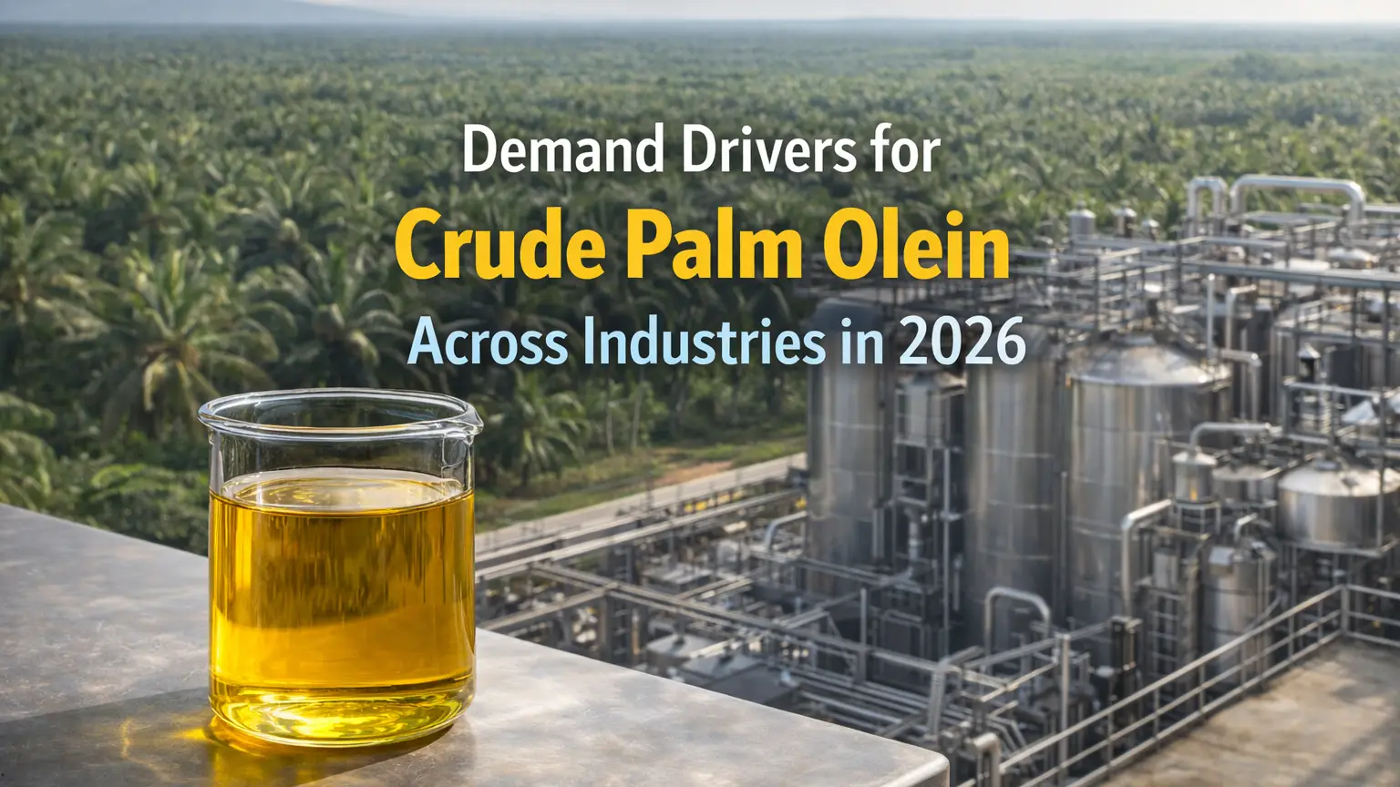 Demand Drivers for Crude Palm Olein Across Industries in 2026