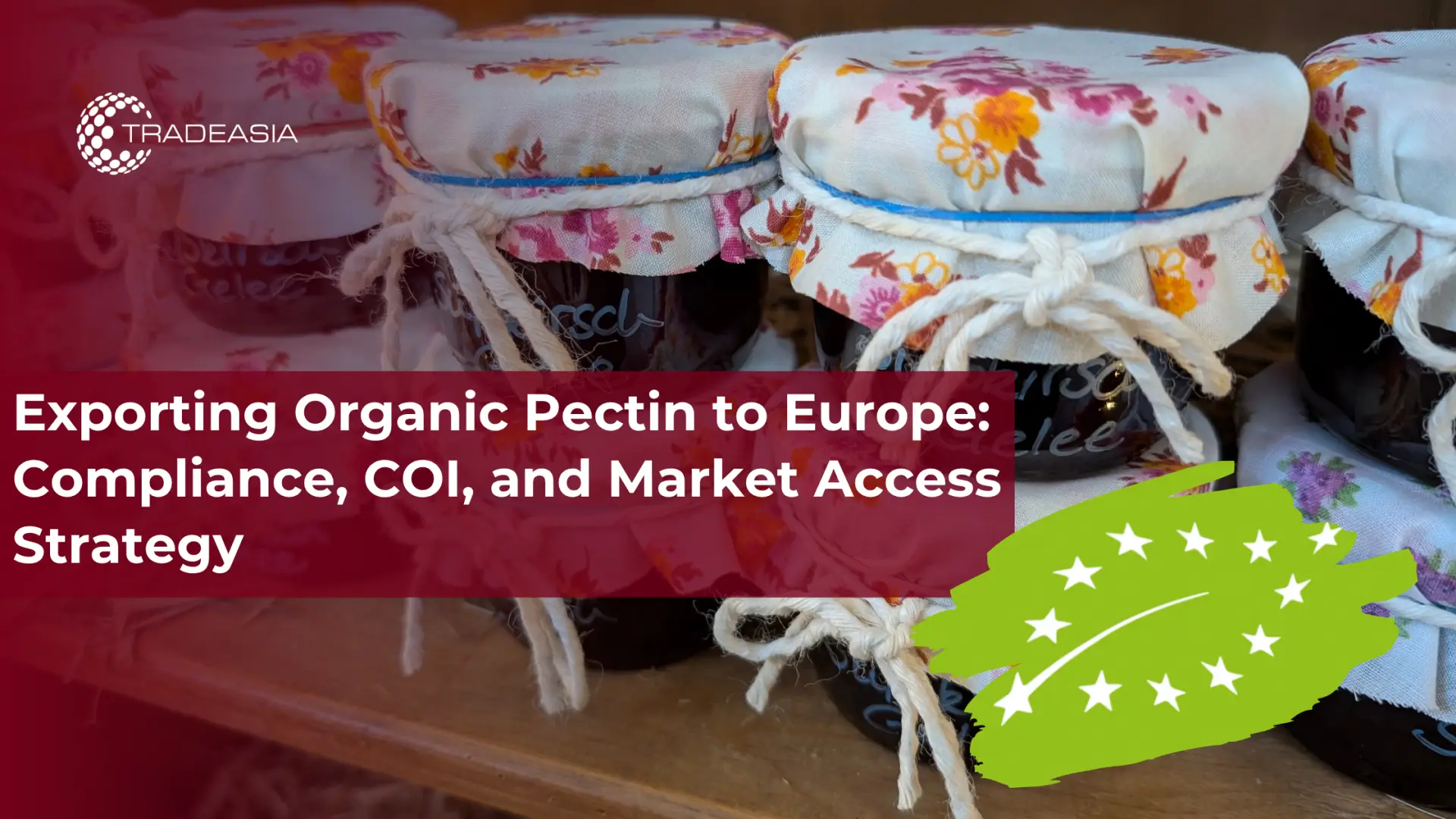 Exporting Organic Pectin to Europe: Compliance, COI, and Market Access Strategy