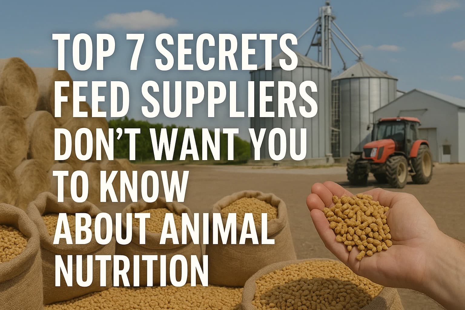 Top 7 Secrets Feed Suppliers Don’t Want You to Know About Animal Nutrition