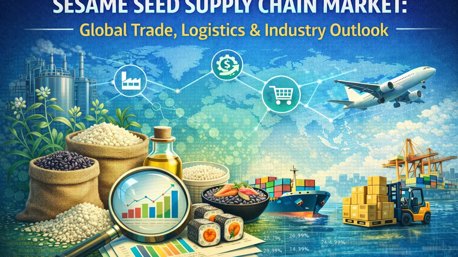 Sesame Seed Supply Chain Market: Global Trade, Logistics & Industry Outlook