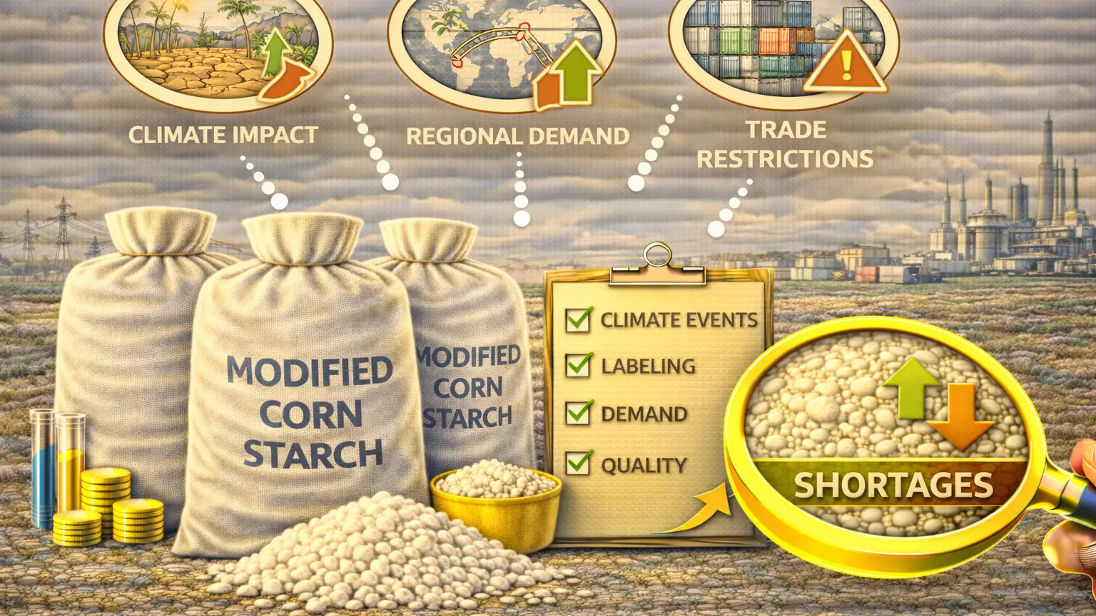 The Price Difference Between Native and Modified Corn Starch
