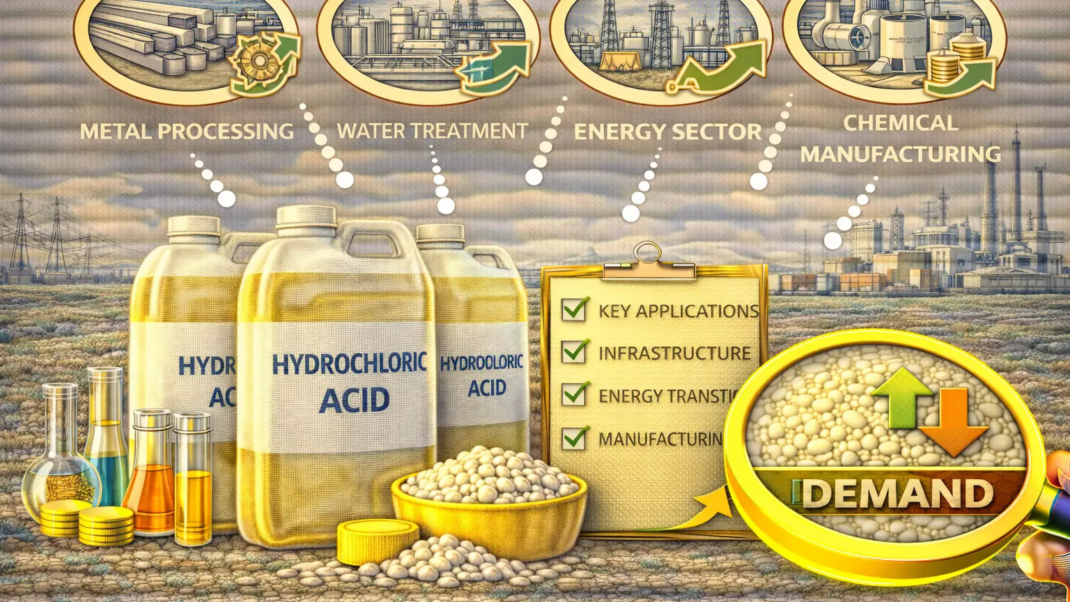 Why Hydrochloric Acid Demand is Surging in Key US Industries