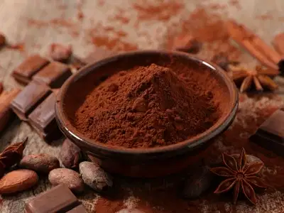 अल्कलाइज्ड डार्क ब्राउन कोको पाउडर